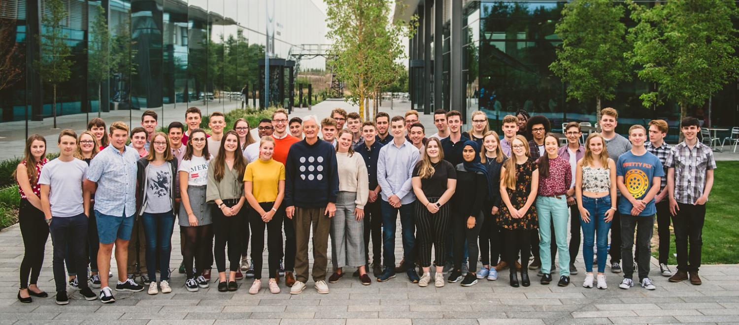 The latest cohort of young students at the Dyson Insitute